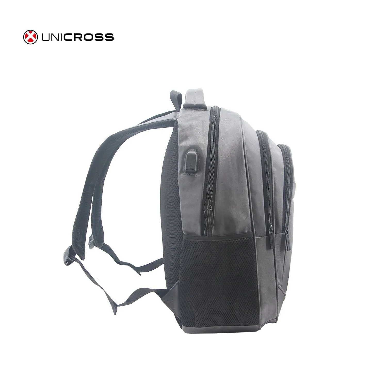 Mochila Unicross P/Notebook 19" Gris