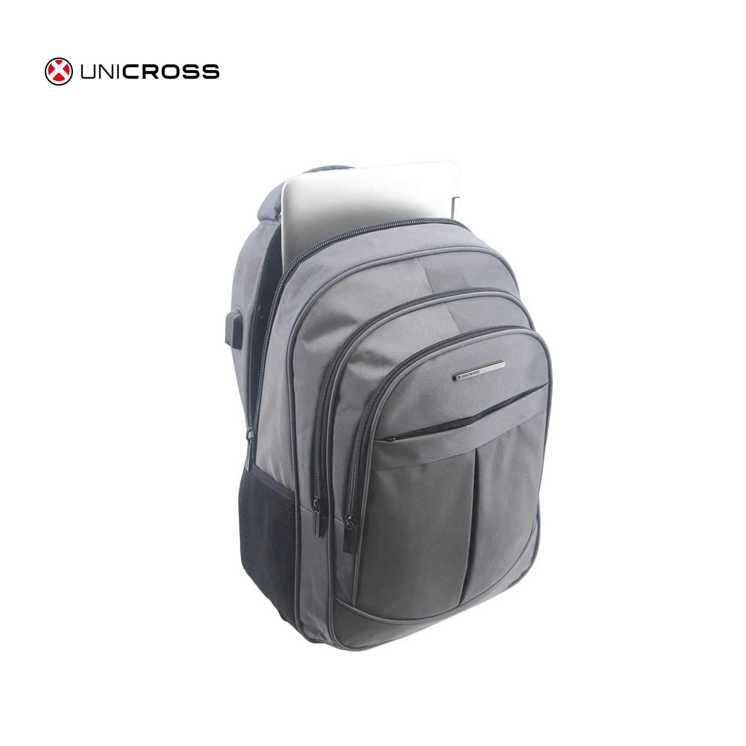 Mochila Unicross P/Notebook 19" Gris