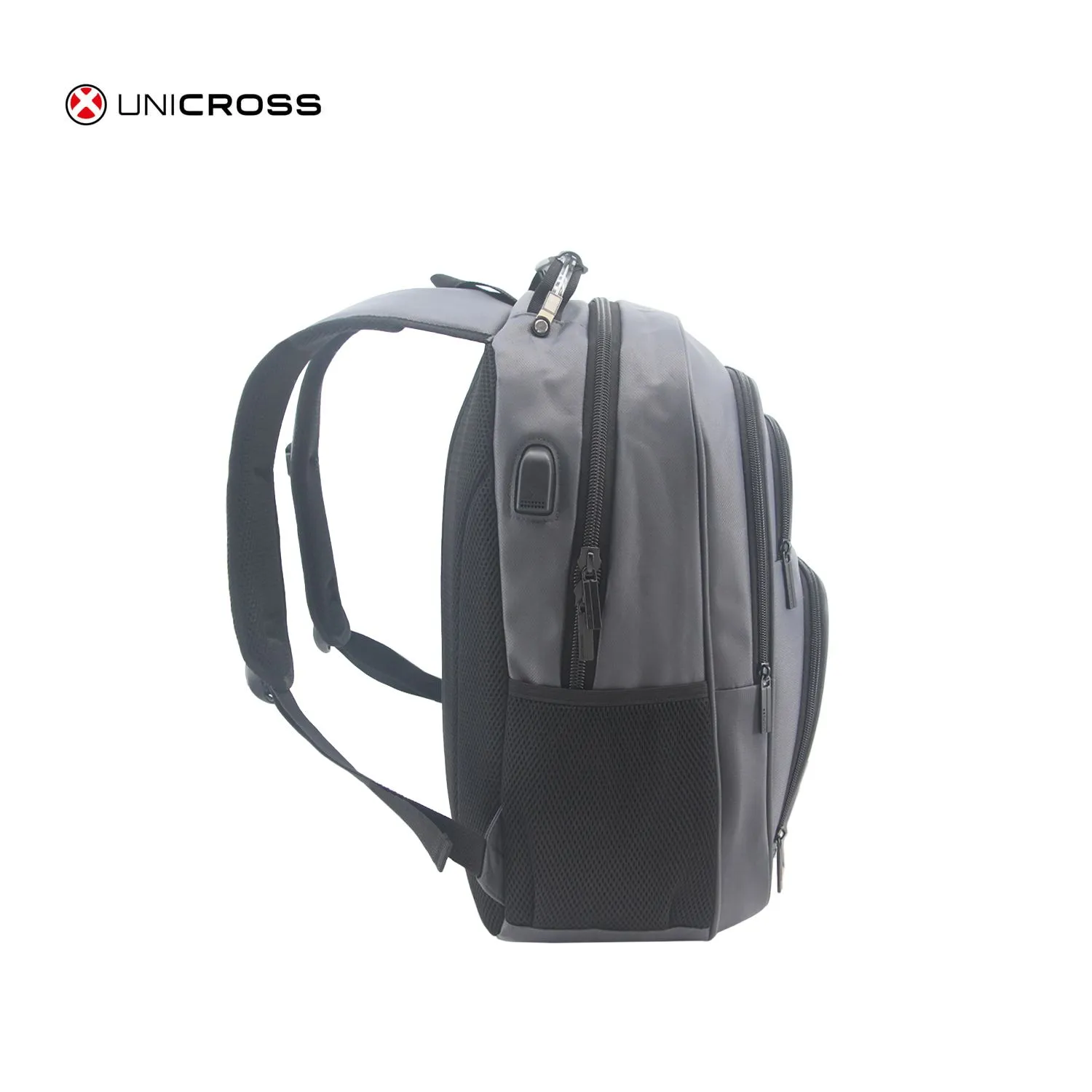 Mochila Unicross P/Notebook 19" Gris