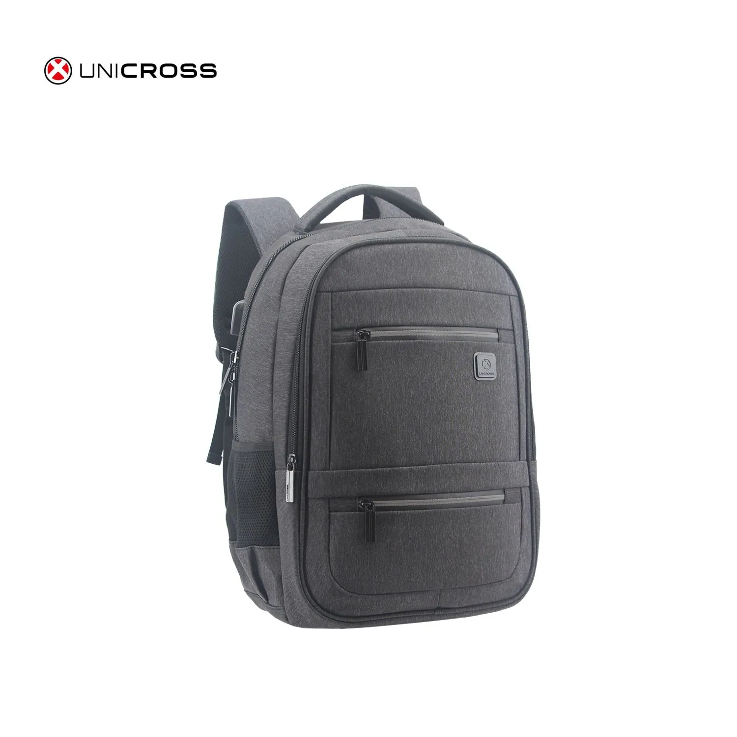 Mochila Unicross P/Notebook 19" Negra Muy Reforzada