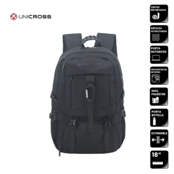 Mochila Unicross Negra 18"