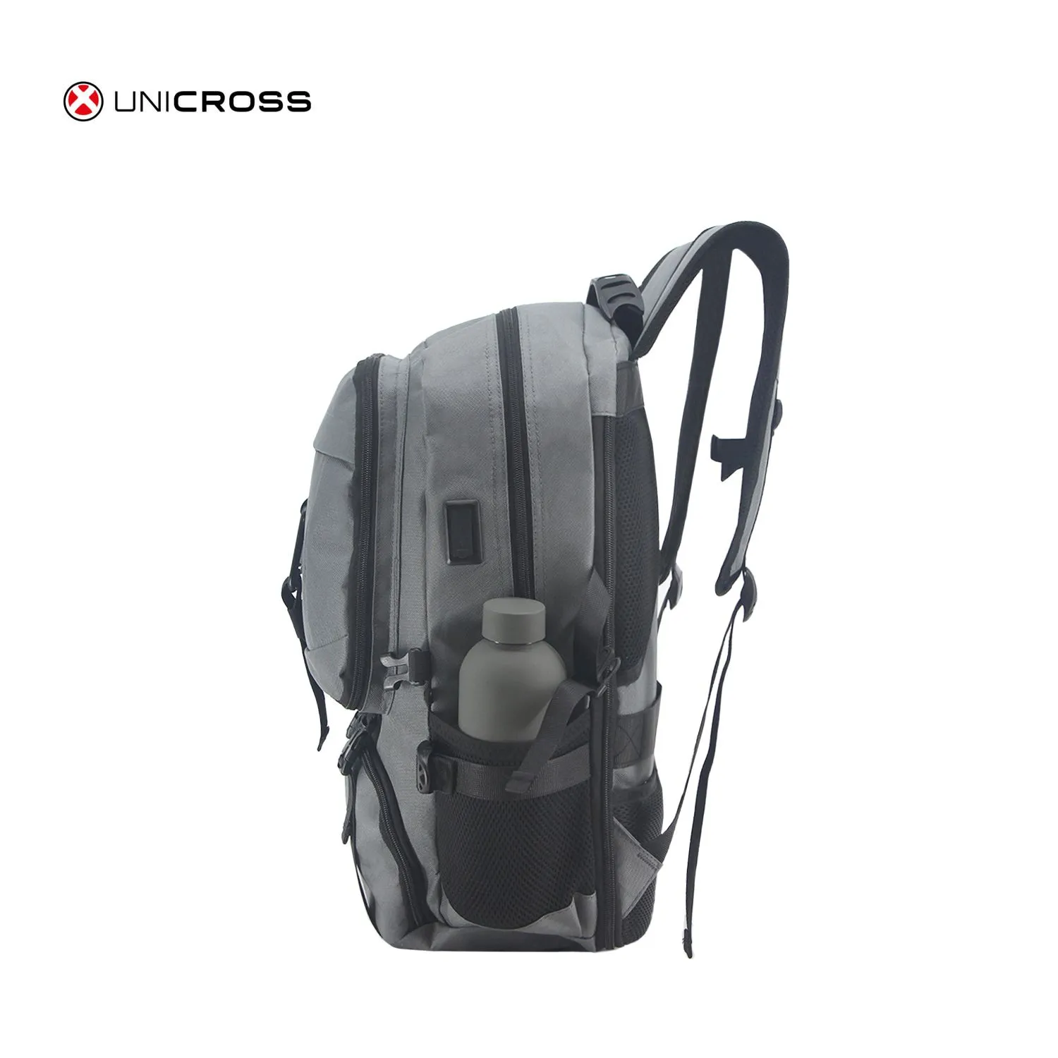 Mochila unicross Gris 18"
