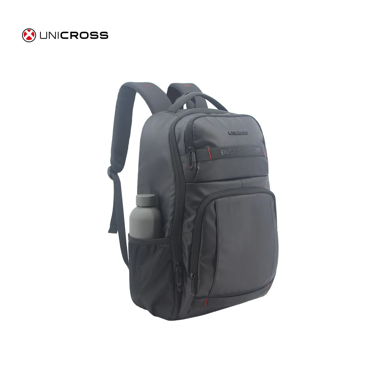 Mochila Unicross P/Notebook 19" Negra/Gris