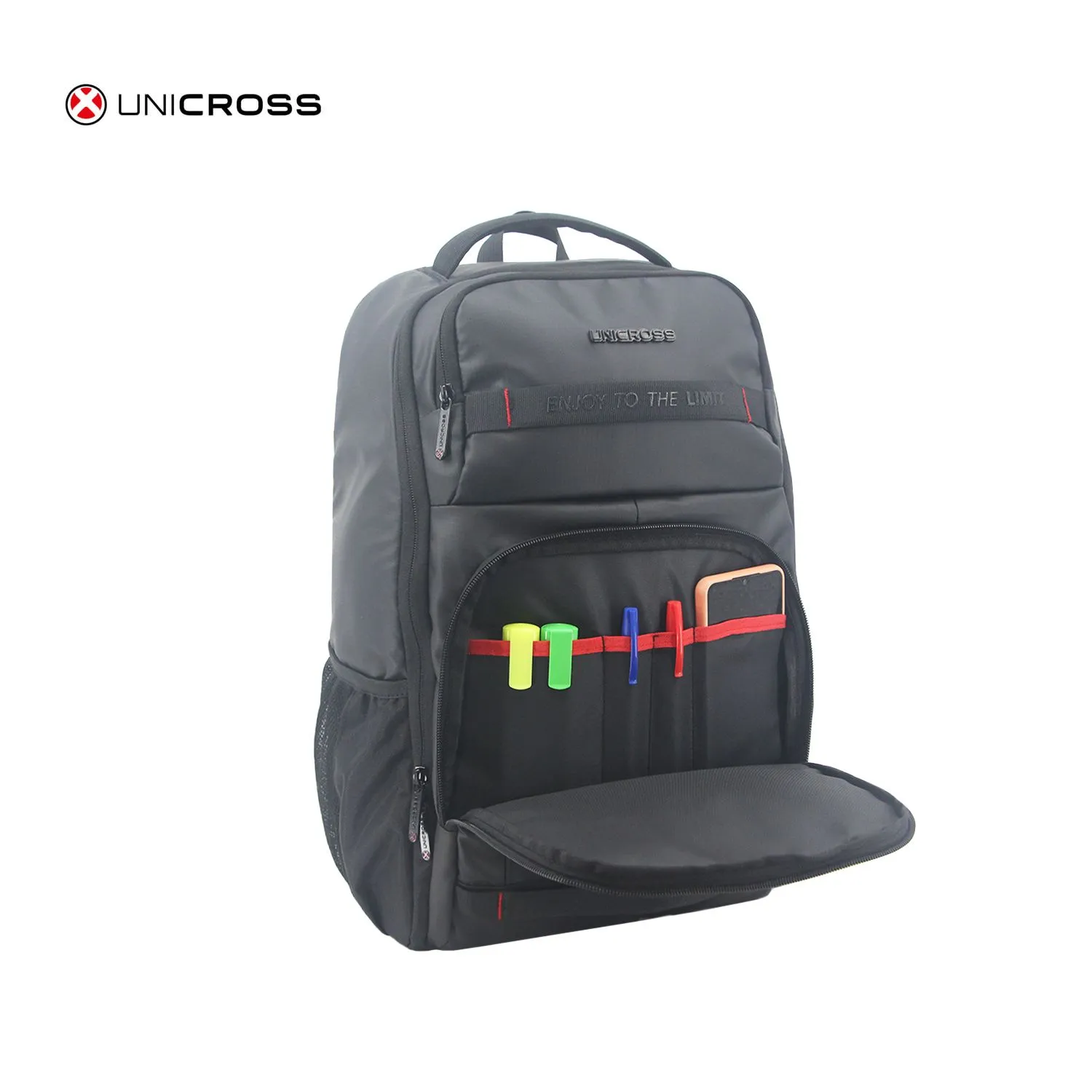 Mochila Unicross P/Notebook 19" Negra/Gris