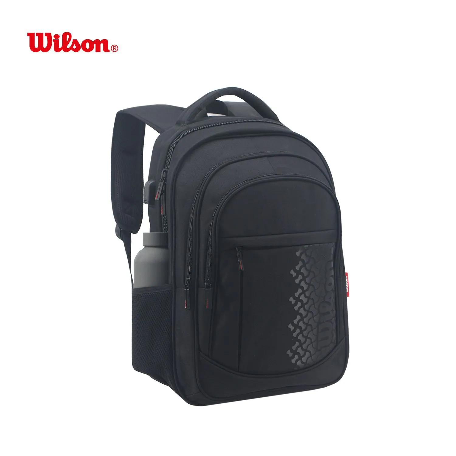 Mochila Wilson P/Notebook 19"Negra Súper Reforzada