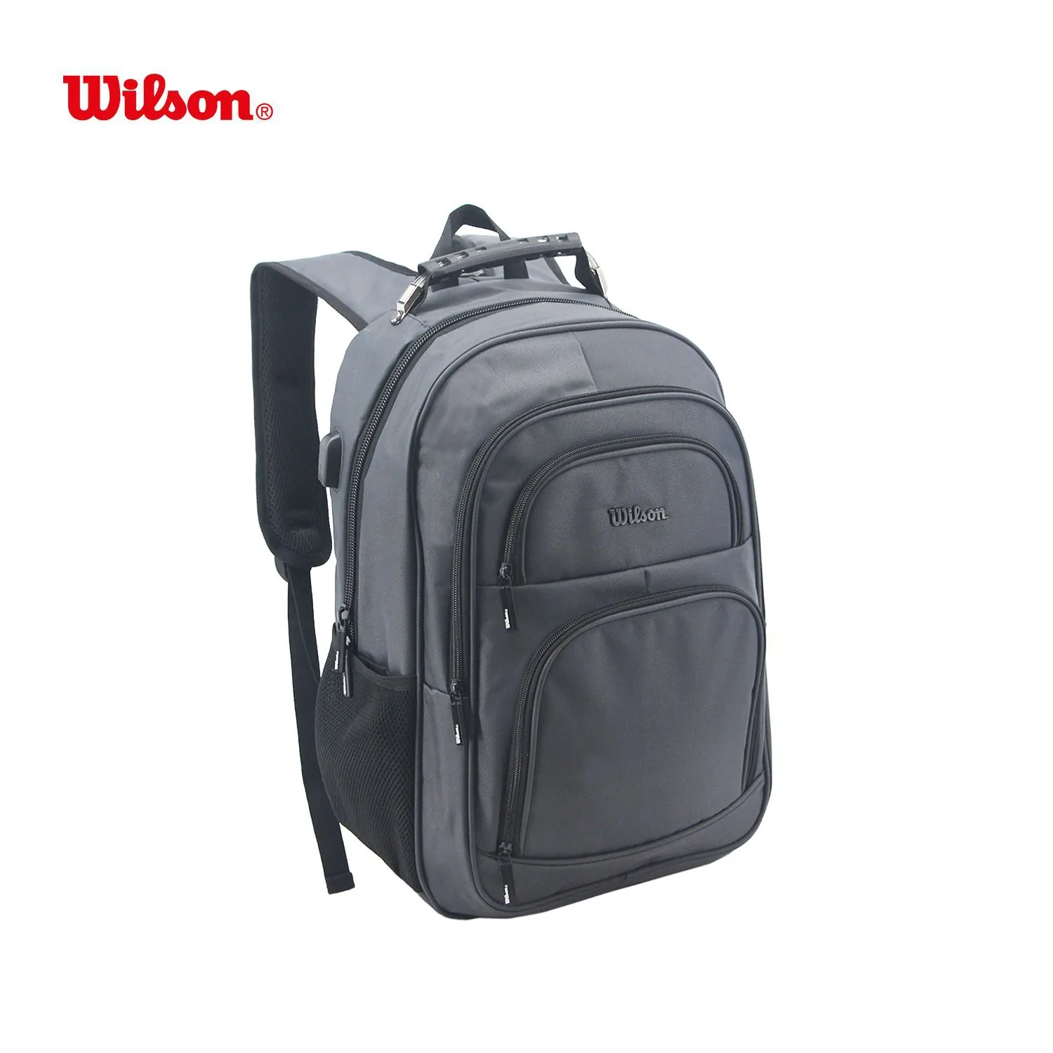 Mochila Wilson P/Notebook 18.5" Gris Muy Reforzada