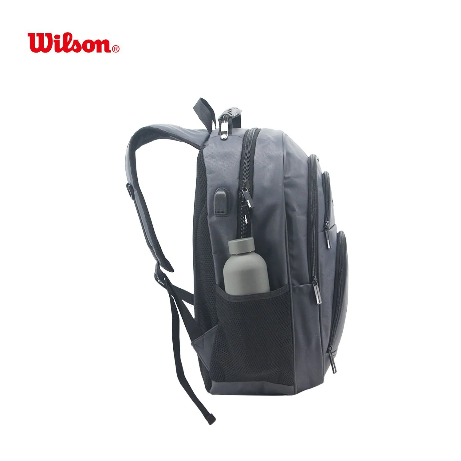 Mochila Wilson P/Notebook 18.5" Gris Muy Reforzada