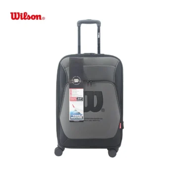Valija Wilson Tamaño Mediano 24" Negra C/Gris
