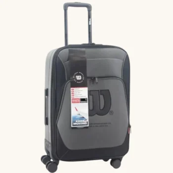 Valija Wilson Tamaño Grande 28" Negra C/Gris
