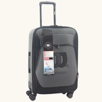 Valija Wilson Tamaño Cabina Carry On 20" Negra C/Gris