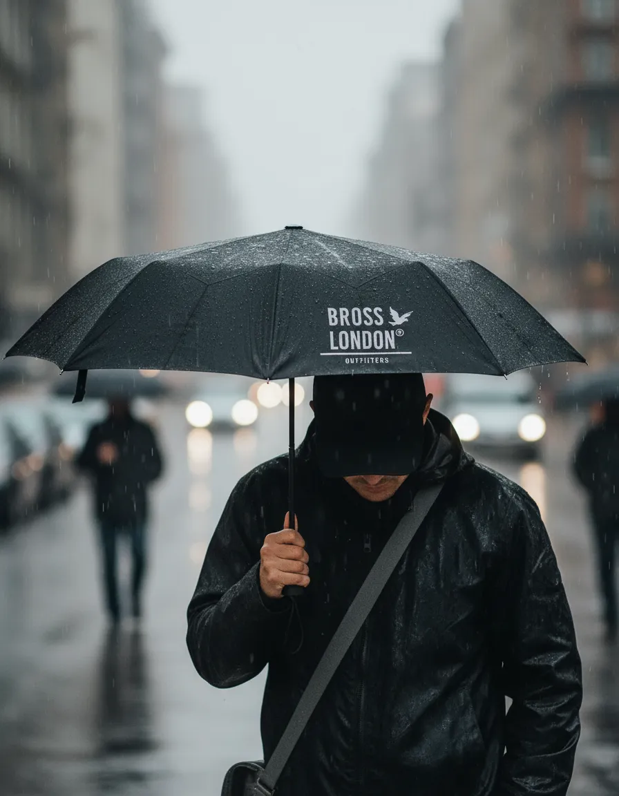 Paragua Bross London P/Hombre Corto Automático