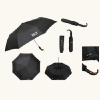 Paragua Bag Cherry Corto Automático Muy Reforzado