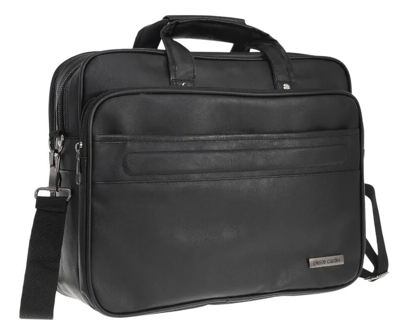 Portafolio Pierre Cardin Porta Notebook Eco Cuero