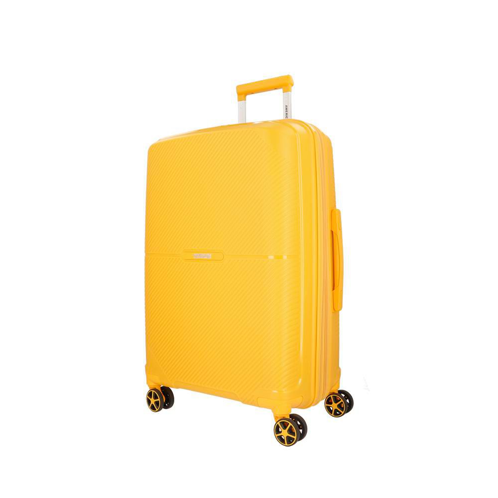 Valija American Tourister Kyoto 68cm Mediana Color Amarillo