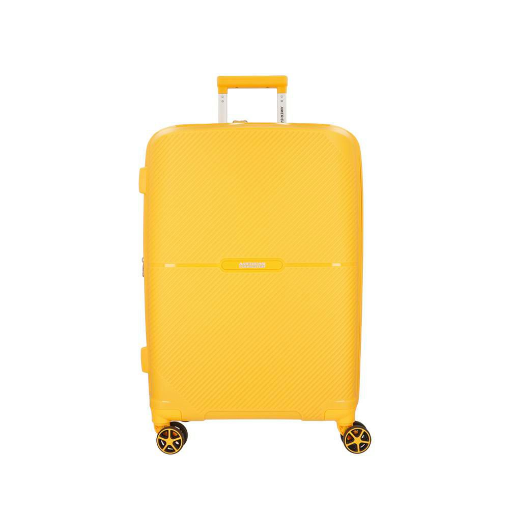 Valija American Tourister Kyoto 68cm Mediana Color Amarillo