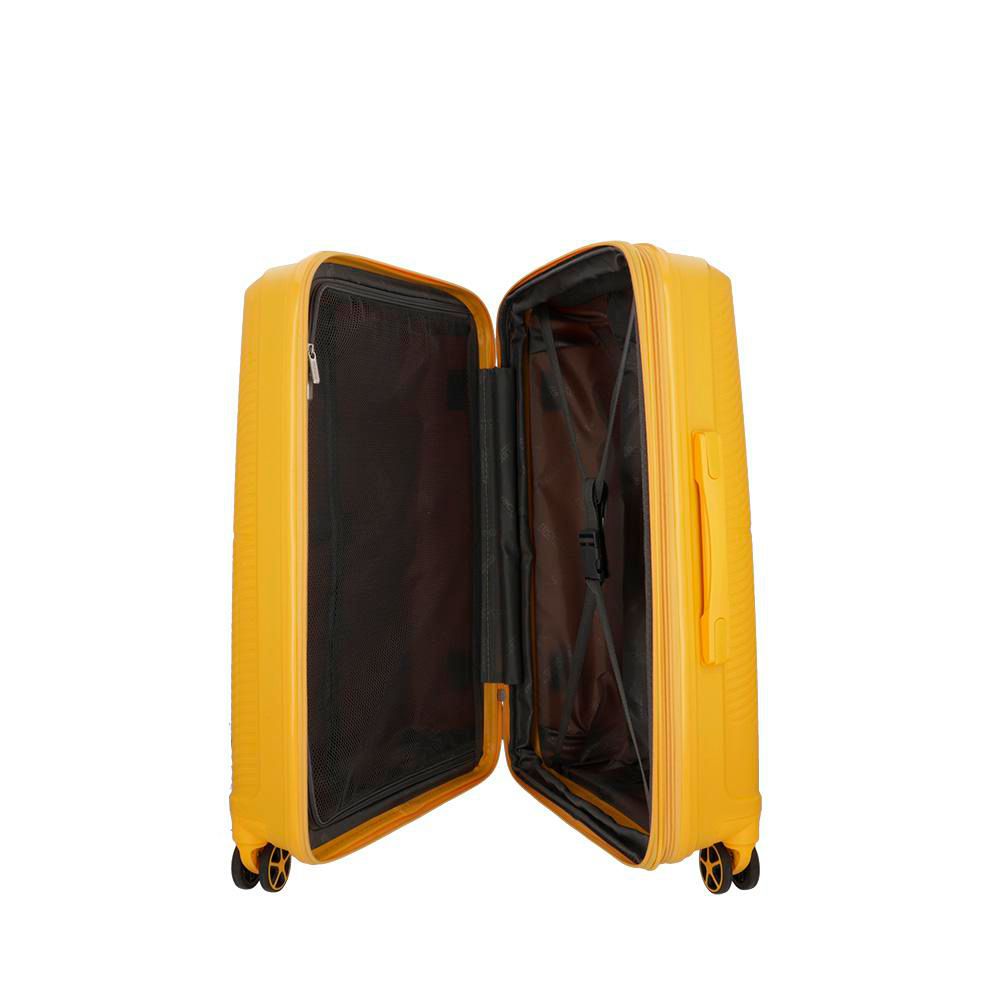 Valija American Tourister Kyoto 68cm Mediana Color Amarillo