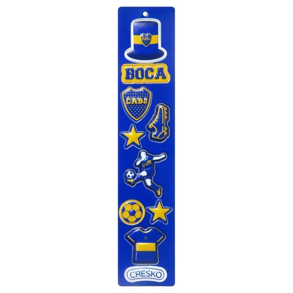 Mochila Boca Juniors c/carro 18". Tamaño Grande.