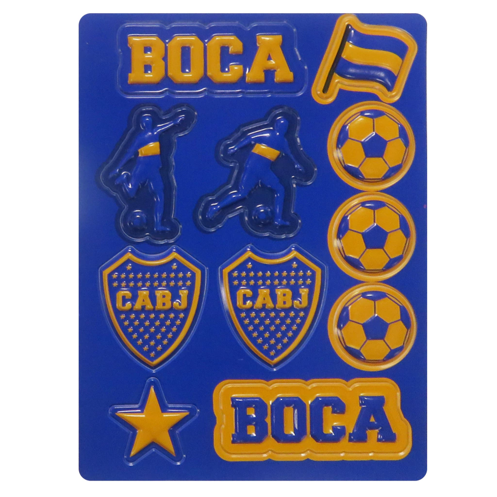 Mochila Boca Juniors c/carro 18". Tamaño Grande.