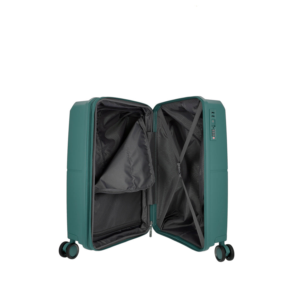 Valija Samsonite Horizons 55cm P/Cabina PP Verde Oscuro