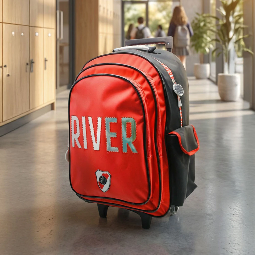 Mochila River Plate C/C 18". Tamaño Grande.