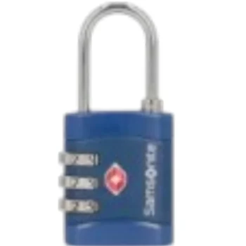 Candado Samsonite Azul C/Combinación 3 Dígitos Sistema TSA