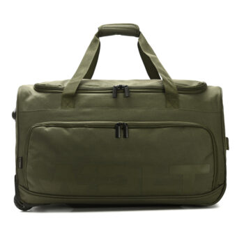 Bolso Wanderlust Con Carro Rueda Tractor Reforzado 24 pulg Verde