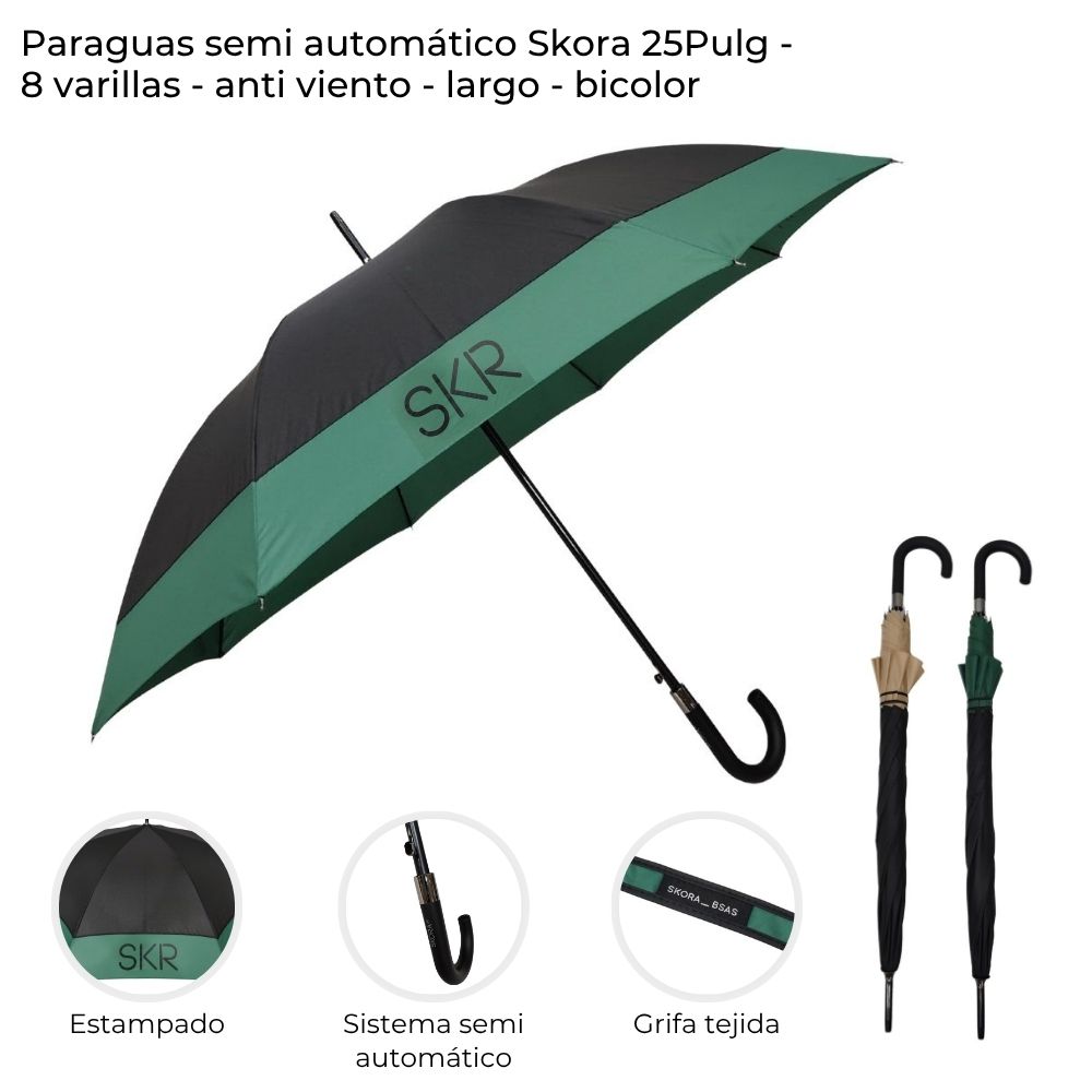 Paragua Skora Largo Automático Combinado