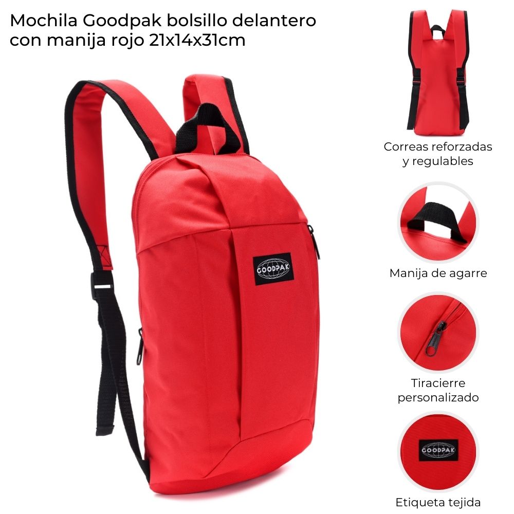 Mochila GoodPak Runnig Color Rojo
