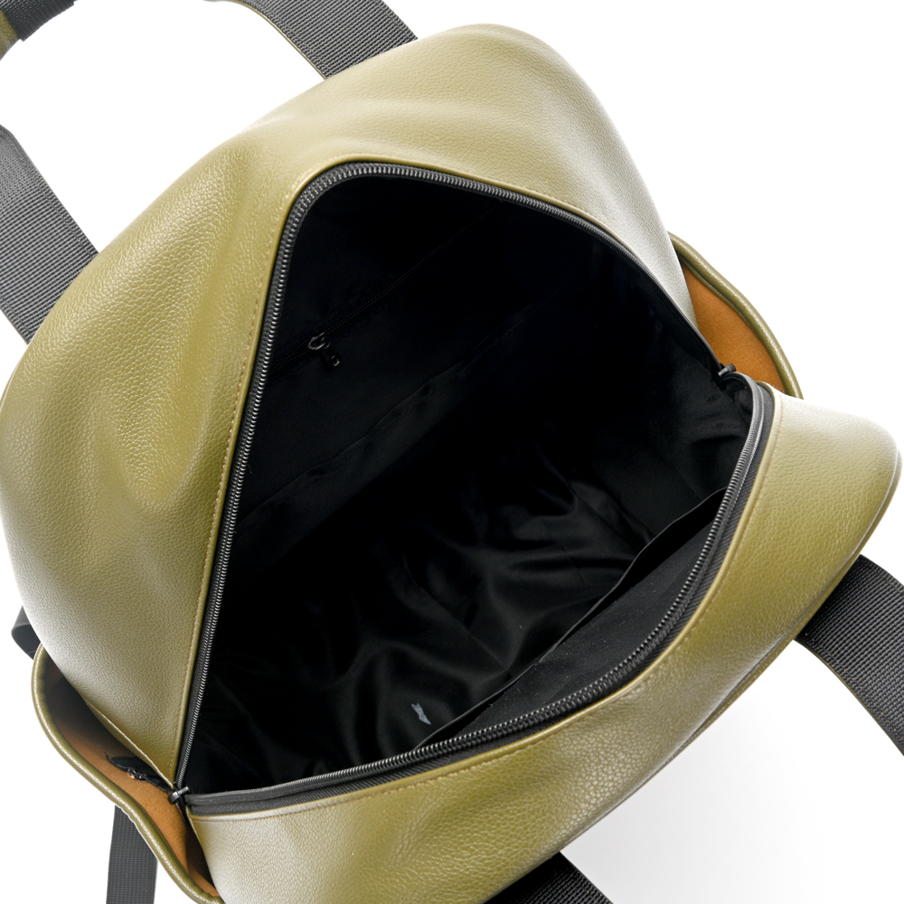 Mochila Maternal Skora C/Cambiador color Cemento sujetador para cochecito