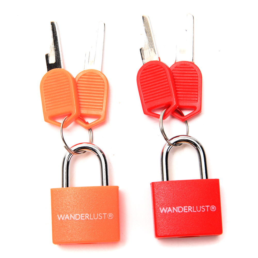 Set Wanderlust 2 Candados Colores Varios Con Llave