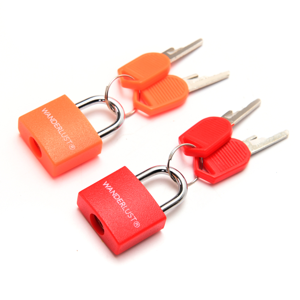 Set Wanderlust 2 Candados Colores Varios Con Llave