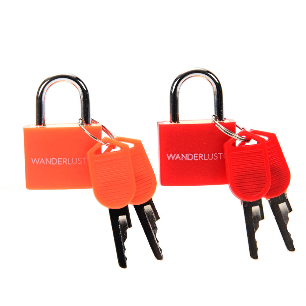 Set Wanderlust 2 Candados Colores Varios Con Llave