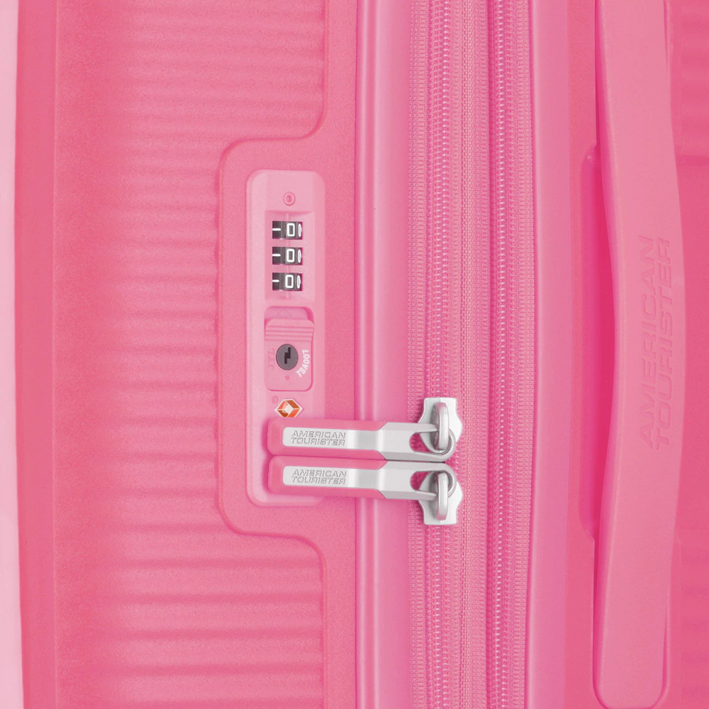 Valija American Tourister Curio 77cm Grande Color Rosa Fuerte