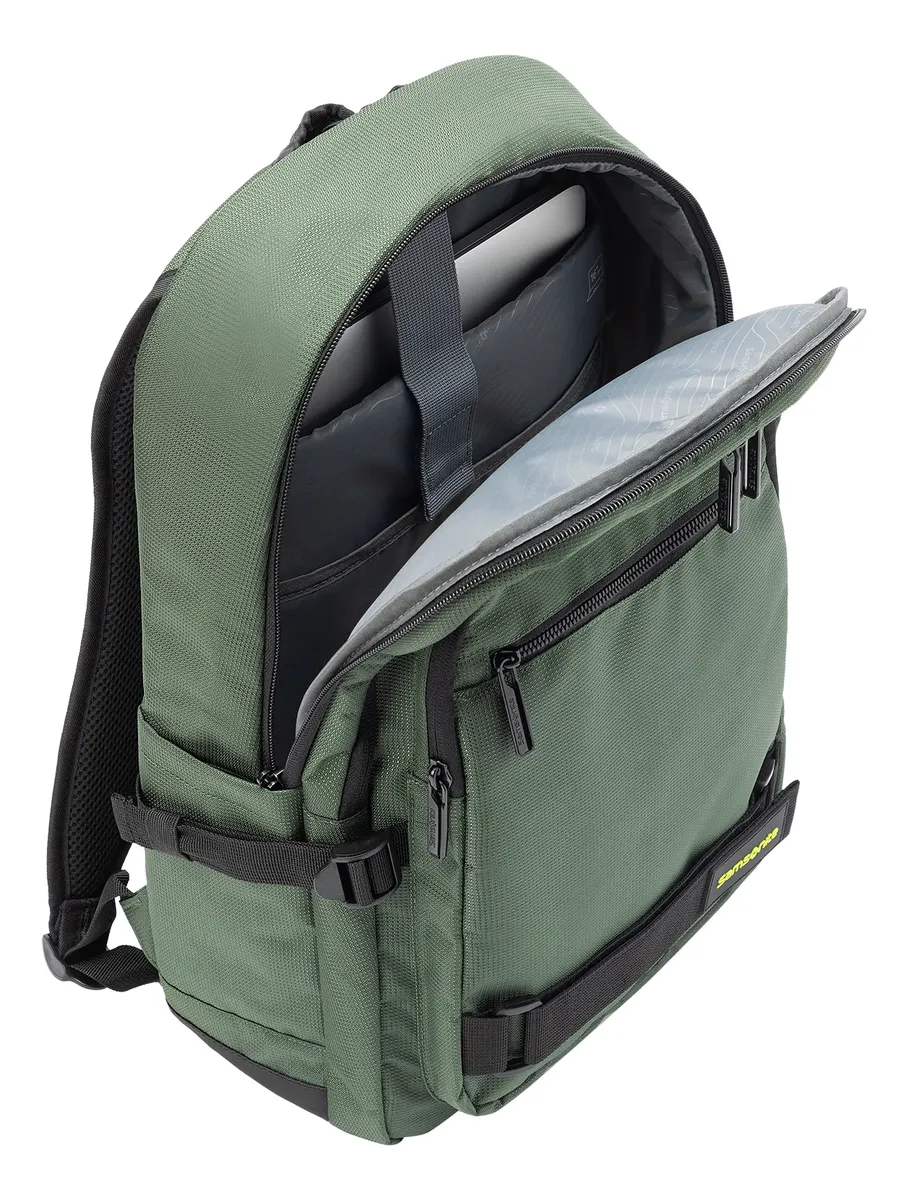 Mochila Samsonite Refraction Warrion P/Notebook Verde Oliva