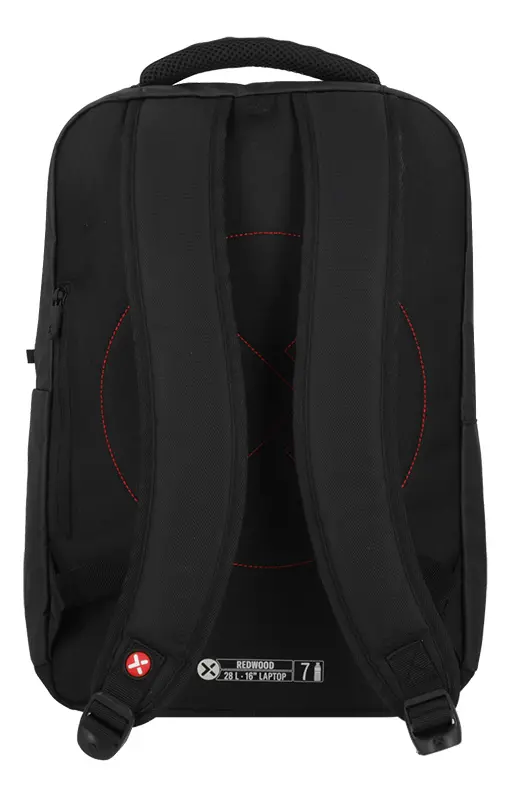 Mochila Xtrem Redwood P/Notebook Negro/Rojo