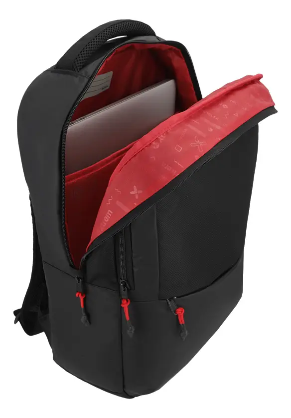 Mochila Xtrem Redwood P/Notebook Negro/Rojo