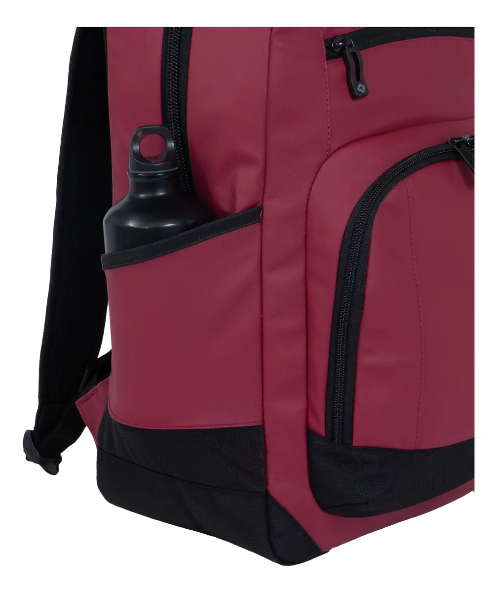 Mochila Samsonite Refraction Bravo P/Notebook Rojo Oscuro