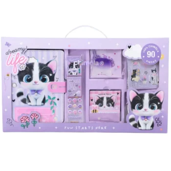 Set Chimola Cat Con Diario Intimo + Accesorios 90 Pzs