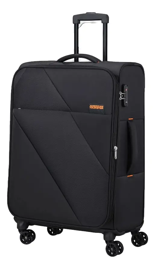 Valija American Tourister Sun Break 24" Mediana Tela Negra