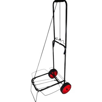 Carrito Metálico Porta Valijas Y Bolsos Con Ruedas Grandes