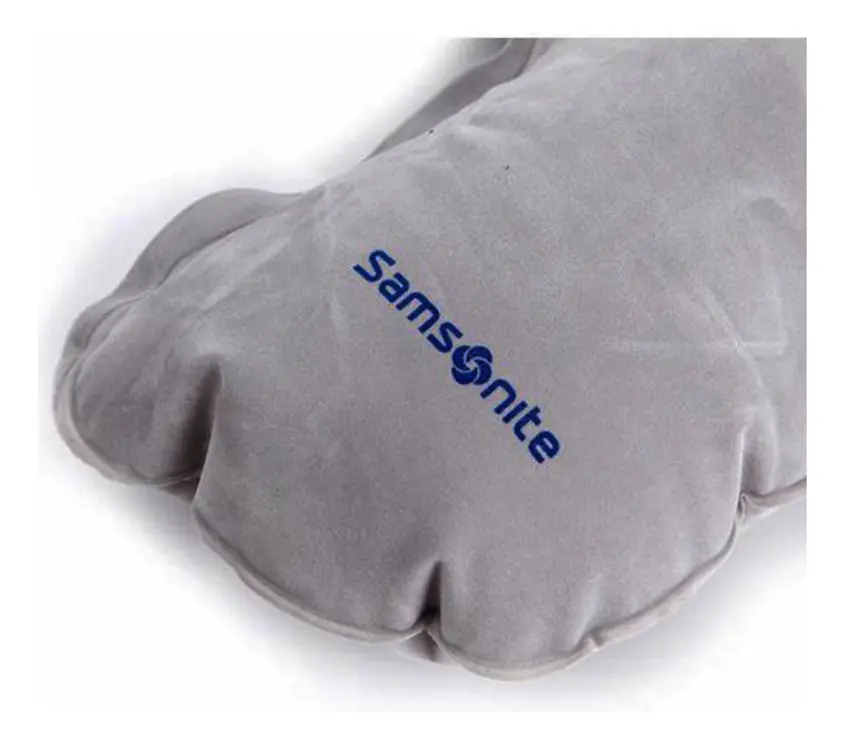 Almohada De Viaje Samsonite Inflable Gris