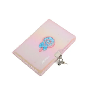Diario Intimo Con Candado Chimola Shiny Lollipop 15x21cm